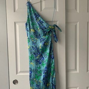 Debora Butterfly Silk Dress